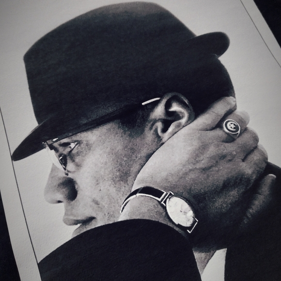 UNDEFEATED ENERGY tee featuring Malcom X - Picture 2 of 4